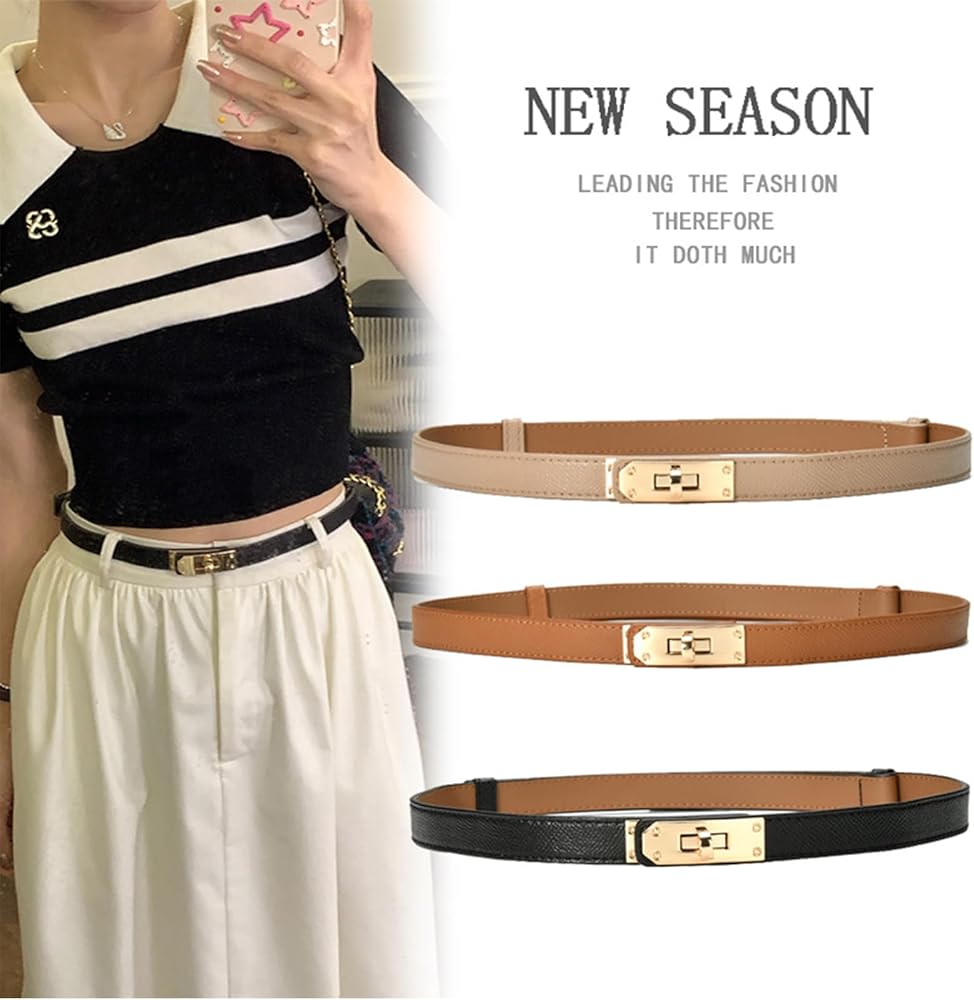 MELT THE LADY skinny belt slit dress